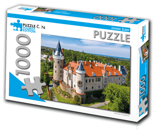 Tourist Edition KB Barko s.r.o. PUZZLE TOURIST č. 76 - Zámek Žleby - 1000 dílků