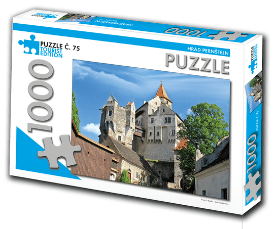 Tourist Edition KB Barko s.r.o. PUZZLE TOURIST č. 75 - Hrad Pernštejn - 1000 dílků