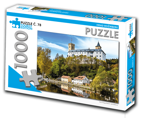 Tourist Edition KB Barko s.r.o. PUZZLE TOURIST č. 78 - Hrad Rožmberk - 1000 dílků