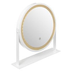 5five Kosmetické zrcadlo s podsvícením LED, bílé, ? 34 cm
