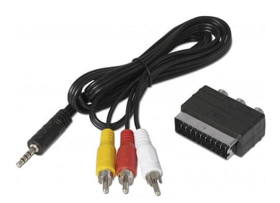Technisat Komponentní video kabel 3.5 jack3x Cinch, 1.2m, scart