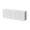 Netscroll 2x antibakteriální držák na mýdlo, samolepící držák na mýdlo, zásobník na zbytky mýdla, moderní design vhodný pro každou koupelnu, kuchyni nebo garáž, jednoduchá montáž, HoldSoap