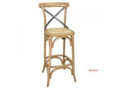 Bolero barová stolička dřevěná s opěradlem