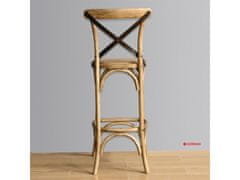 Bolero barová stolička dřevěná s opěradlem
