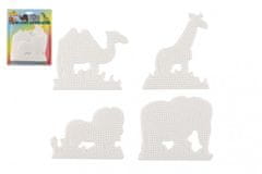 Hama Podložka na zažehlovací korálky MIDI slon,žirafa,lev,velbloud plast 19x24cm