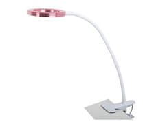 Verk 15754 Lampa s klipem USB 24 LED bílo růžová