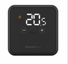 Honeywell Home DT4 Programovaelný bezdrátový termostat černý. 7 denní program