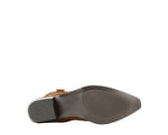 Wittchen Dámské vyšívané semišové kovbojské boty