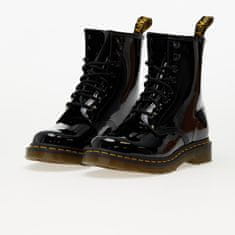 Dr. Martens Tenisky 1460 Patent Leather Lace Up Boots Black EUR 38 Černá