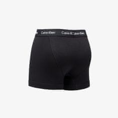 Calvin Klein Boxerky Cotton Stretch Classic Fit Trunk 3-Pack Spectrum Blue/ Black/ Atlantic Deep S S Různobarevný