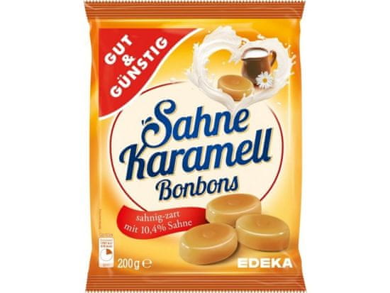 Gut & Gustig G&G Smetanovo-karamelové bonbony 200g