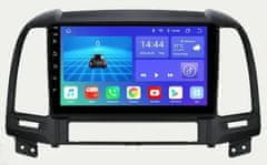 Hizpo Hyundai Santa Fe 2 Android 12 GPS navigace 9" LCD