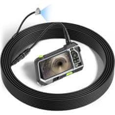 Teslong NTS500 endoskop s 5" IPS displejem, sonda 7,6mm, širokoúhlý objektiv, kabel 15m