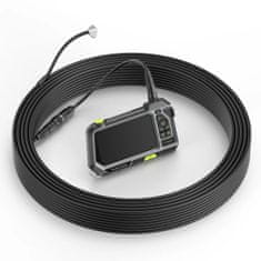 Teslong NTS500 endoskop s 5" IPS displejem, sonda 7,6mm, širokoúhlý objektiv, kabel 15m