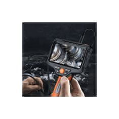 Inskam G51 endoskop s 5" displejem, sonda 8mm, 1080p, trojitá kamera, kabel o délce 10m