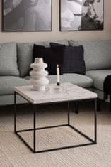 Intesi Stůl Barossa 60x60cm bílý mramor