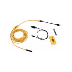Mobilly Endoskop F130 WiFi s přísvitem, rozlišení 1200p, pevný kabel o délce 3,5m, žlutý
