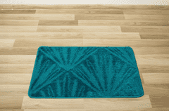 KONTRAST Koupelnový kobereček PALM 50x80 cm tyrkysový