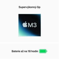 Apple MacBook Air 13 M3 8 GB / 512 GB, 10-core GPU (MRXR3SL/A) SK Silver