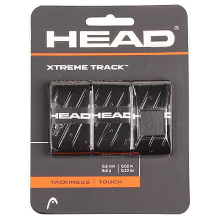 Head XtremeTrack overgrip omotávka tl. 0,6 mm černá balení 3 ks