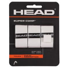 Head Super Comp overgrip omotávka tl. 0,5 mm bílá balení 3 ks