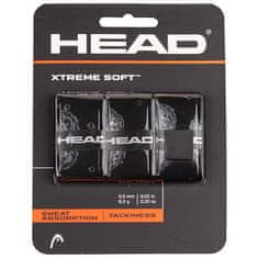 Head XtremeSoft 3 overgrip omotávka tl. 0,5 mm černá balení 3 ks