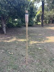 Louč bambusová 150cm ČER