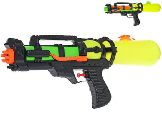 Vodní pistole 42 cm (zelená, oranžová)