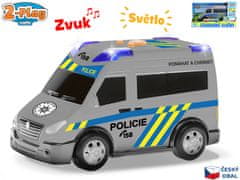 Mikro Trading 2-Play Traffic Auto policie CZ design 13,5 cm volný chod se světlem a zvukem