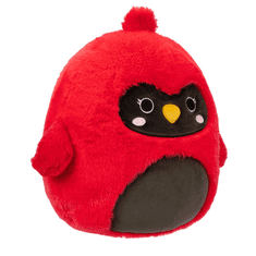 SQUISHMALLOWS Fuzzamallow Maskot Cardinal Bird Cazlan 30 cm