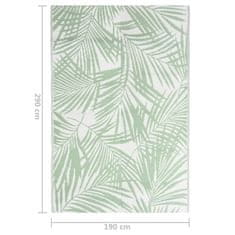 Vidaxl Venkovní koberec zelený 190 x 290 cm PP