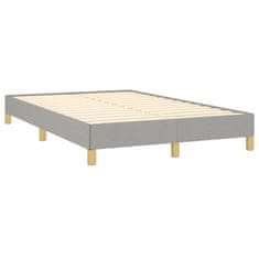 shumee Box spring postel s matrací světle šedá 120x190 cm textil