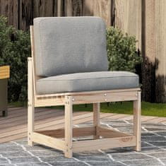 shumee Zahradní židle 50.5 x 55 x 77 cm masivní borové dřevo