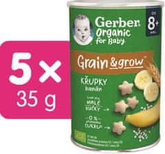 Gerber Organic křupky banánové 5x35 g