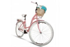 Goetze COLOURS dámské jízdní kolo, kola 26”, výška 150-170 cm, 1-rychlostní, růžové