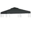 Nepromokavá náhradní střecha na altán 310g/m² tmavě šedá 3x3m