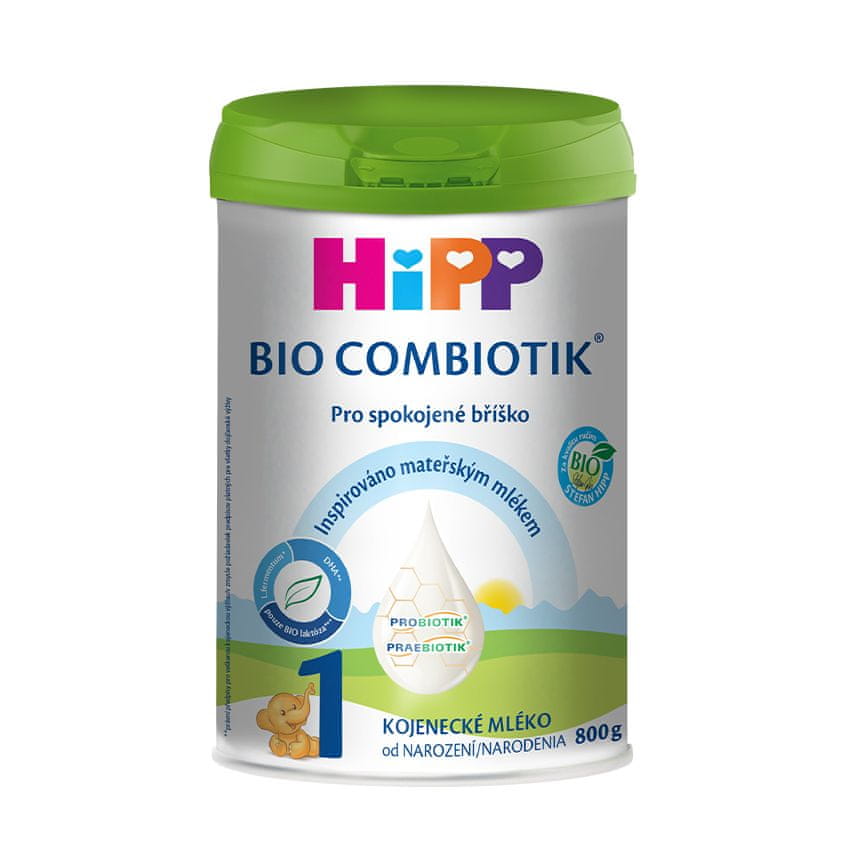Levně HiPP Počáteční mléčná kojenecká výživa 1 BIO Combiotik od narození, 800 g