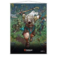 Ultra Pro Magic: The Gathering Stained Glass Wall Scroll - Ajani