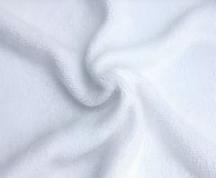 EXCELLENT Dětské pončo bílé s duhou 60x120 cm - Malý bílý jednorožec