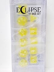 Ultra Pro UP - Eclipse - set 11 kostek v krabičce - žlutá