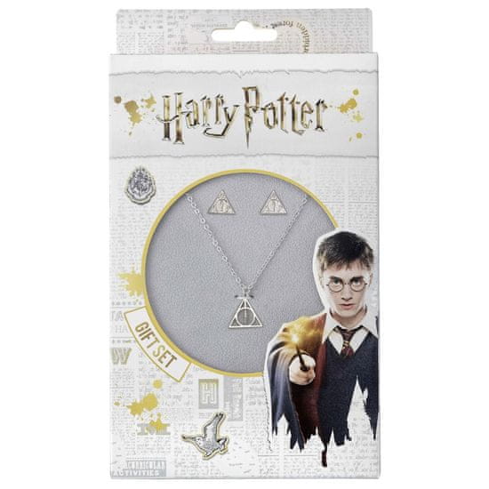 Carat Shop Harry Potter sada náhrdelník a naušnice Relikvie smrti