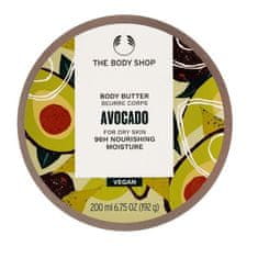 The Body Shop Tělové máslo pro suchou pokožku Avocado (Body Butter) 200 ml