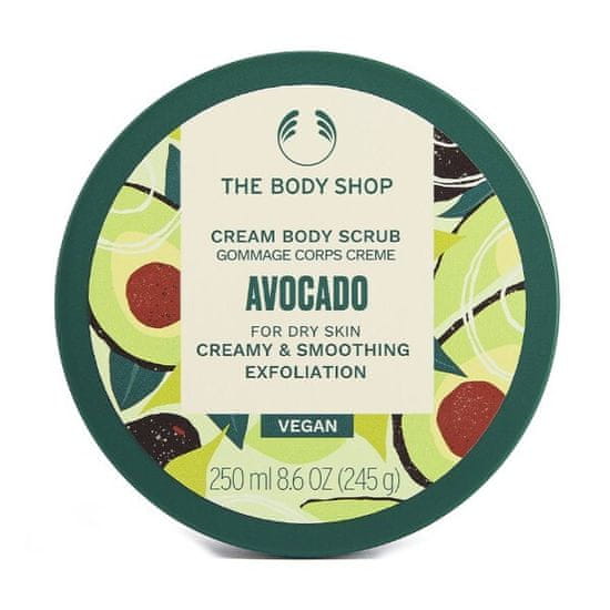 The Body Shop Vyhlazující tělový peeling pro suchou pokožku Avocado (Body Scrub)