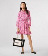 Karl Lagerfeld Dámské šaty PRINTED růžové XS