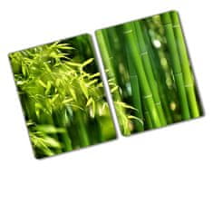 Wallmuralia Deska na krájení skleněná Bambus 80x52 cm