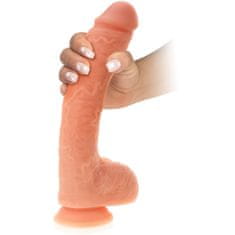 XSARA Velké žilnaté dildo 24 cm realistický penis na silné přísavce - 78657966