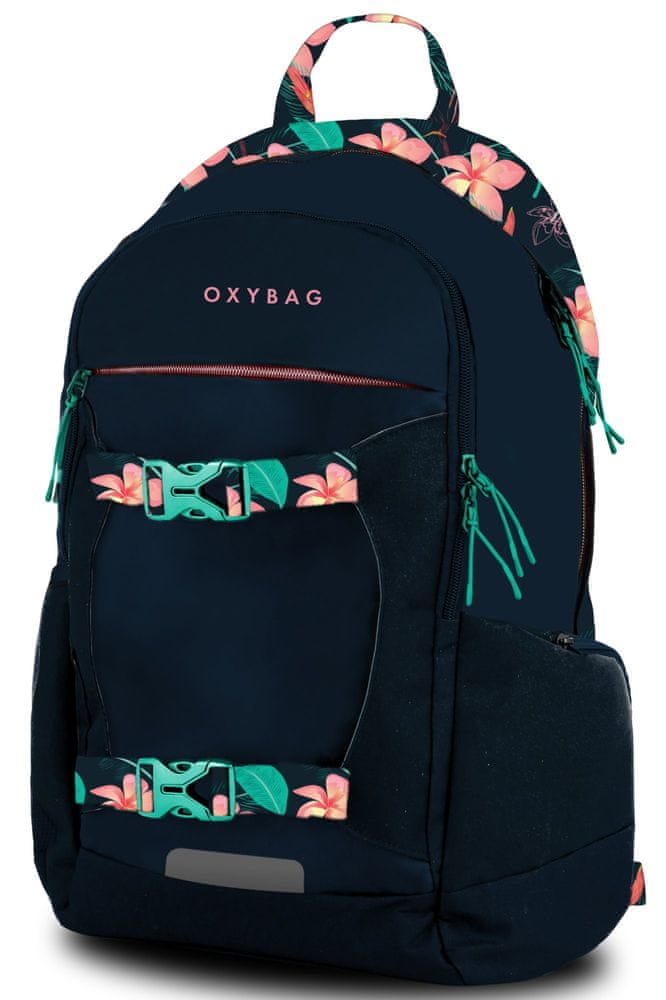 Levně Oxybag Studentský batoh OXY Zero Night Flowers