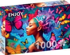 ENJOY Puzzle Královna motýlů 1000 dílků