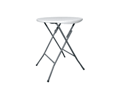 TENTino Bistro stolek koktejlový průměr 60 cm, bílý, BSTL80