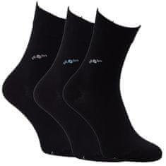 Zdravé Ponožky klasické vzorované bavlněné ponožky s jemným svěrem 61041 3pack, 39-42